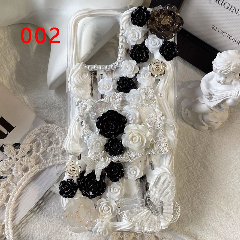 OL バロック風 天使 花 ホイップ携帯ケース 完成品