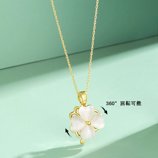 XYW  ファッショナブル クラシック 四つ葉のクローバー ネックレス