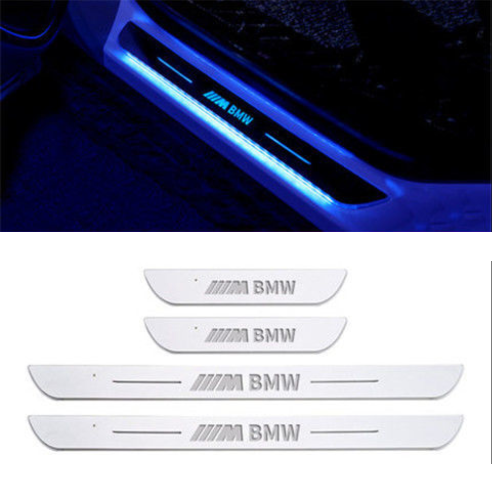 XYW  車載用アンビエントライト  フロントドア リヤドア ライト  ワイヤレスセンサーLEDライト【七彩流光/多色切り替え】