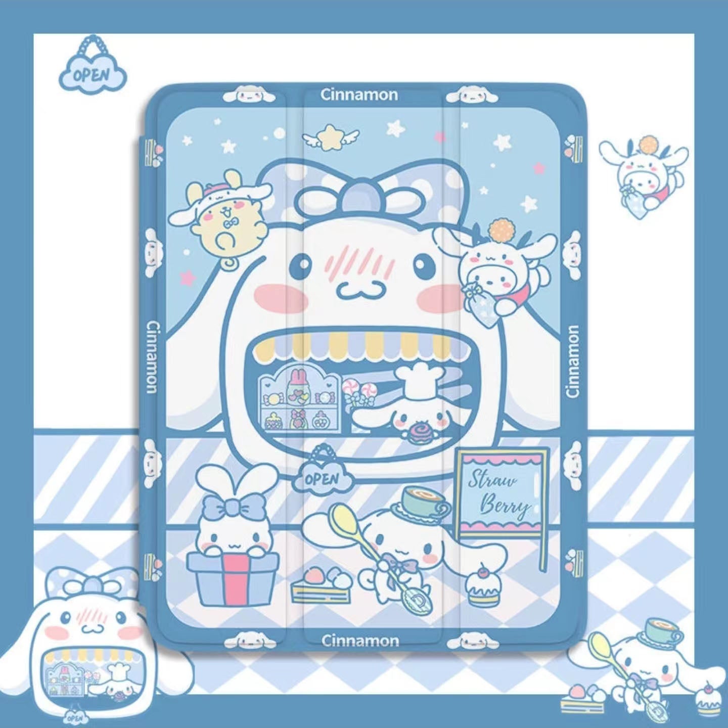 LF iPadケース サンリオ  キャラクター  iPad 保護ケース  タブレットケース
