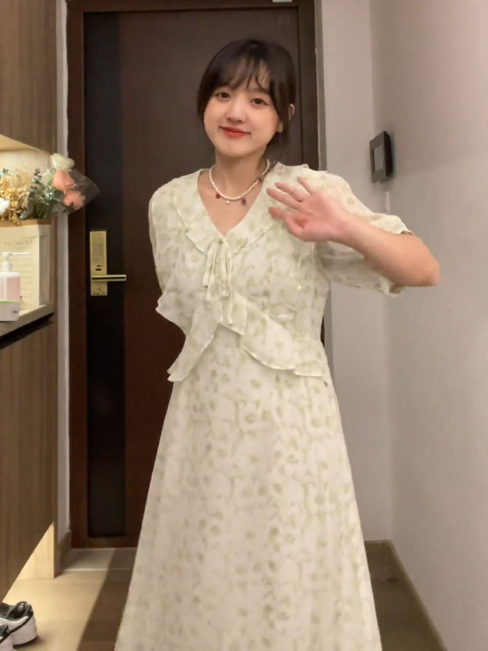 XYW  ふりふり レース ワンピース   オリジナルデザイン