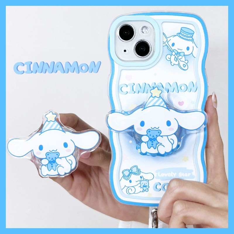 LF スマホケース  かわいい  携帯電話ケース 粘着式スマホホルダー付き
