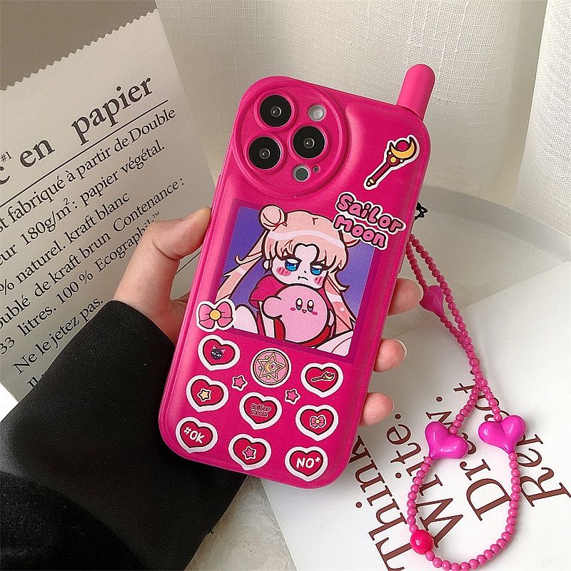 LF  美少女戦士セーラームーン スマホケース アンテナ付き携帯電話ケース