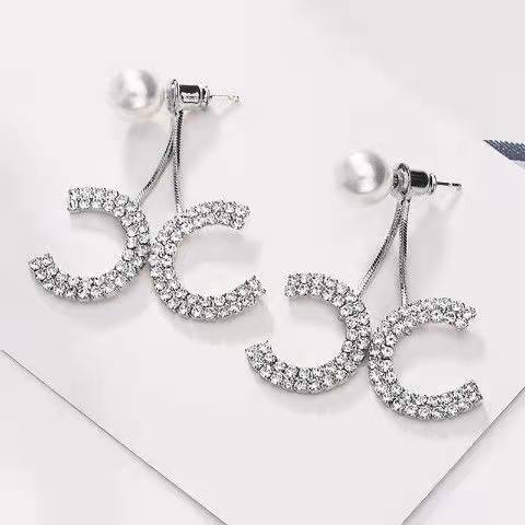 XYW  2022 韓国流行 デュアルC ピアス 気品 美しい