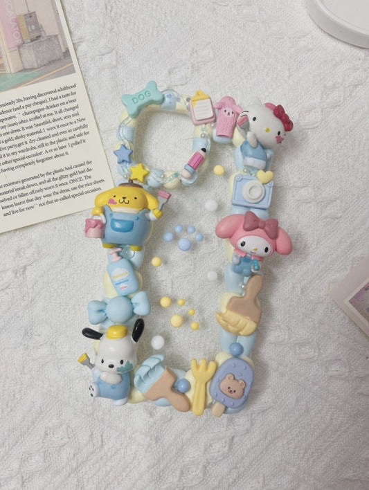 OL サンリオ かわいい   ホイップ携帯ケース 完成品