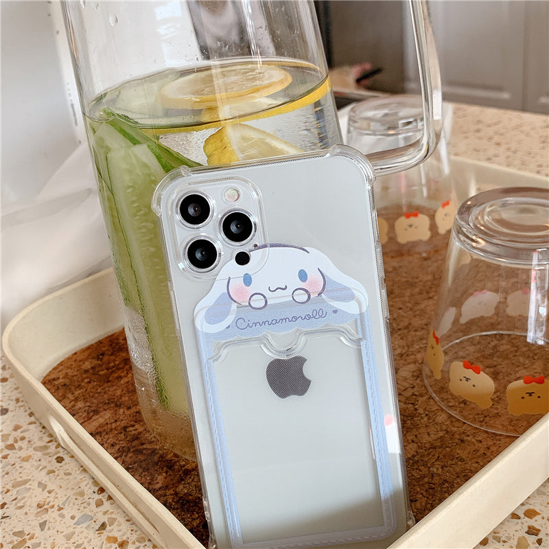 LF  シナモロール&マイメロディ カードケース付き  スマホケース  携帯電話ケース