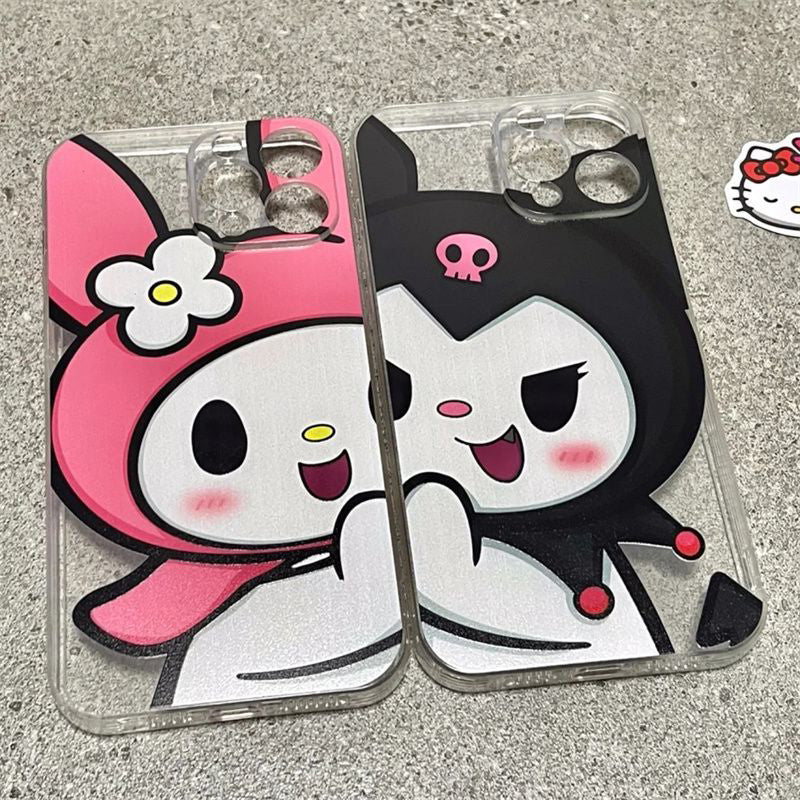 LF  可愛い スマホケース クロミとマイメロディ 携帯電話ケース