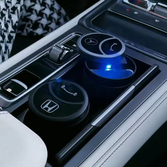 LF スマート感応式開蓋 車載灰皿 専用車のエンブレム  車載ミニゴミ箱