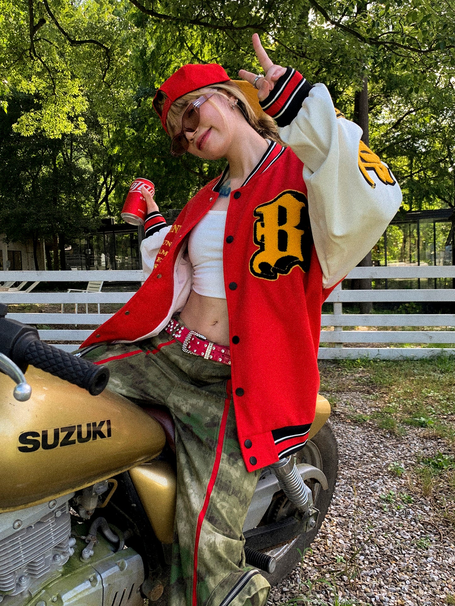 XYW  予約  かっこいい スタジャン スタジアムジャンパー コート