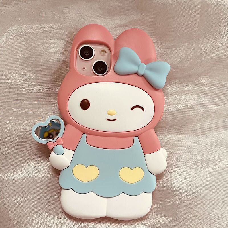 LF  立体 サンリオキャラクター  シリコン携帯ケース  スマートフォンケース