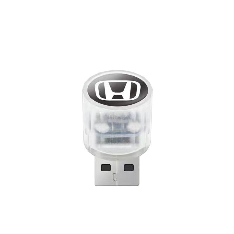 XYW   USB 飾り 自動車用ムードランプ LED  レインボー  3個入 車用品