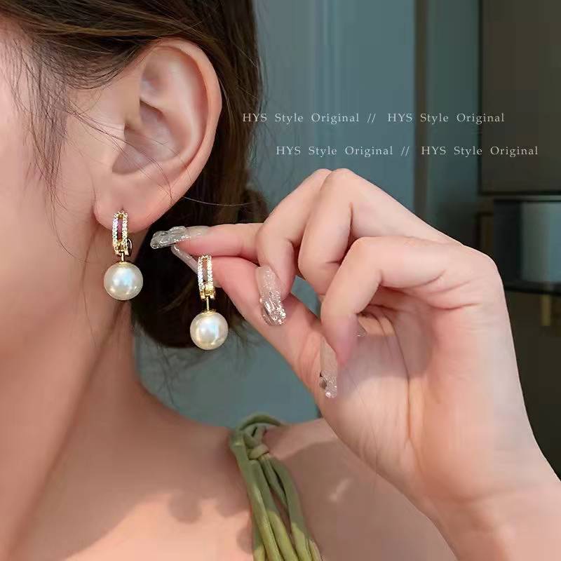 LF  韓国流行 パールのピアス