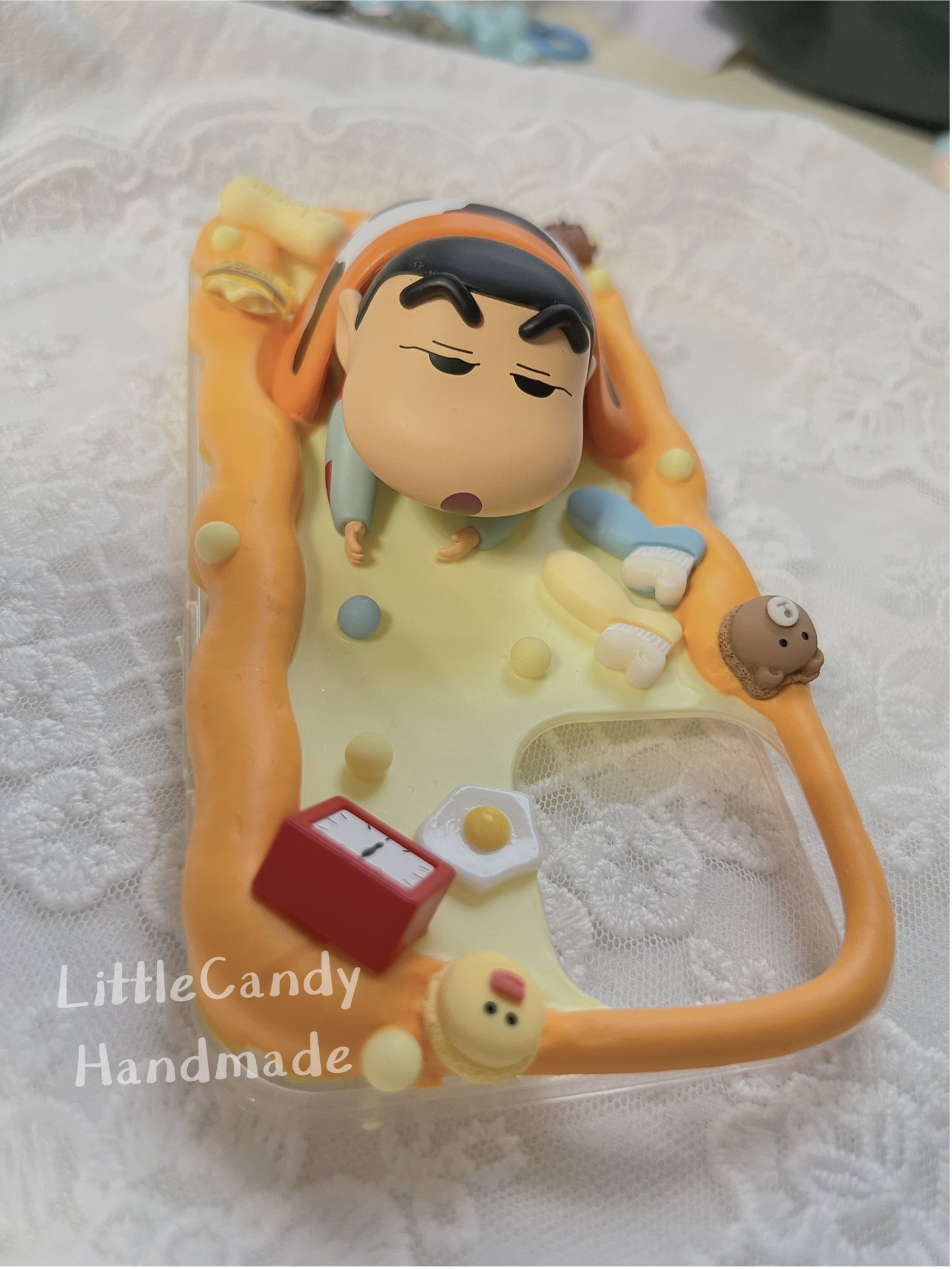 OL  日常シリーズ  ブラインドボックス  ホイップ携帯ケース --- 寝起き / 熱有り