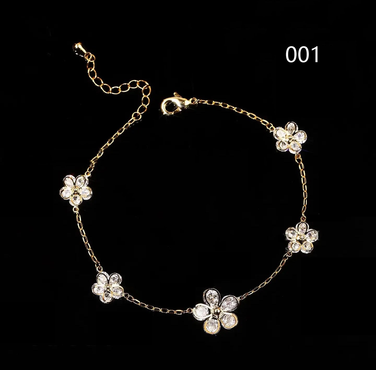 LF 花びら  桜  ブレスレット  かわいい  ---  2モデル
