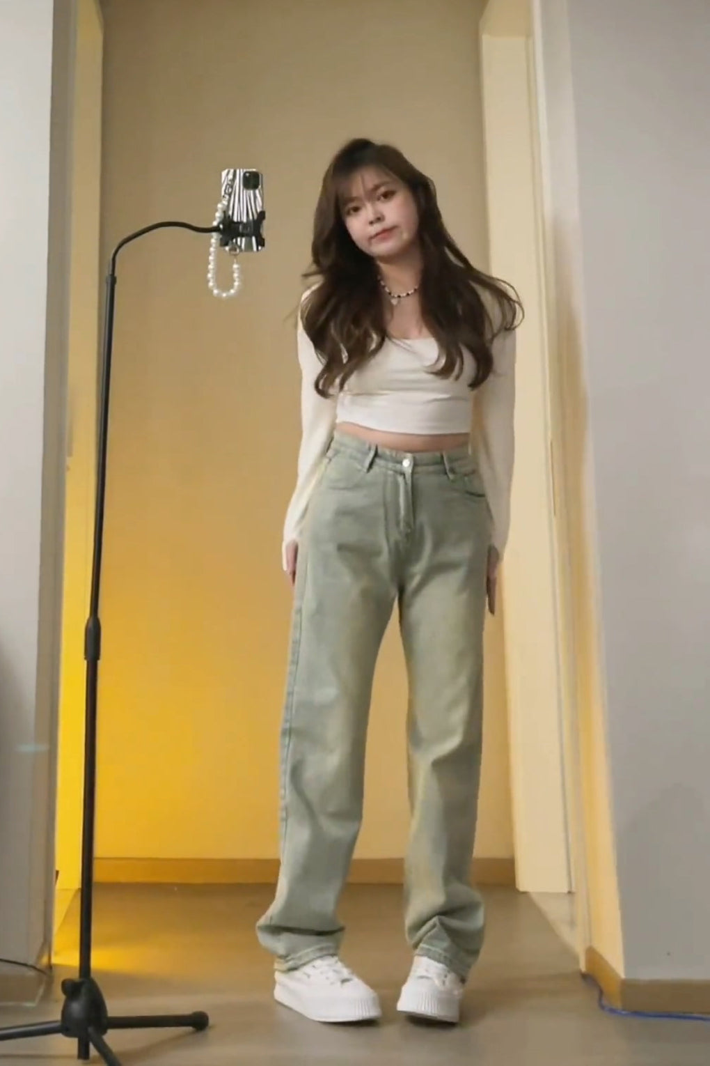 XYW 2023新作 着やせ かっこいい  ジーンズ  デニムパンツ ロングパンツ